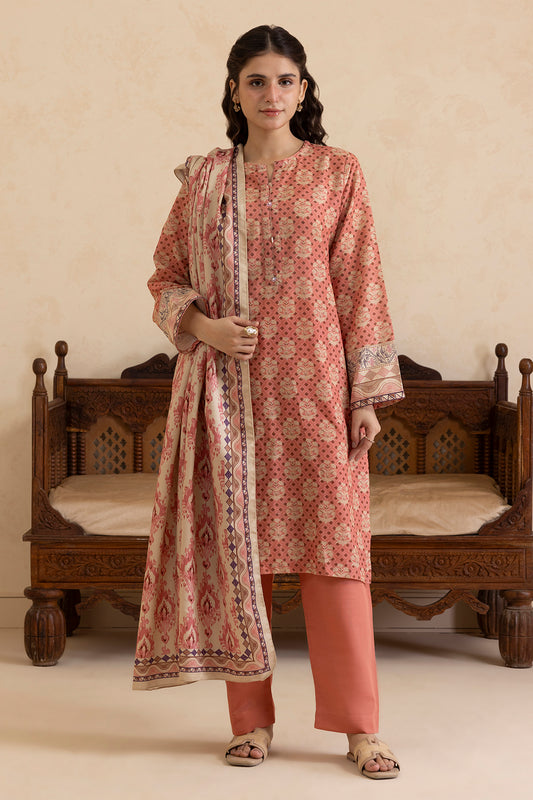 Kurta Shawl Trouser - 2788