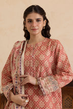 Kurta Shawl Trouser - 2788