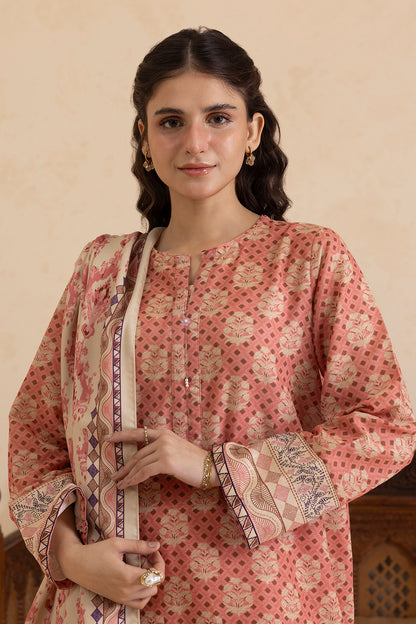 Kurta Shawl Trouser - 2788