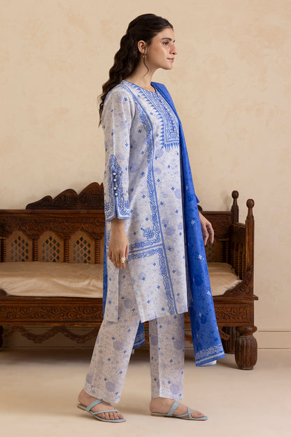 Kurta Shawl Trouser - 2790