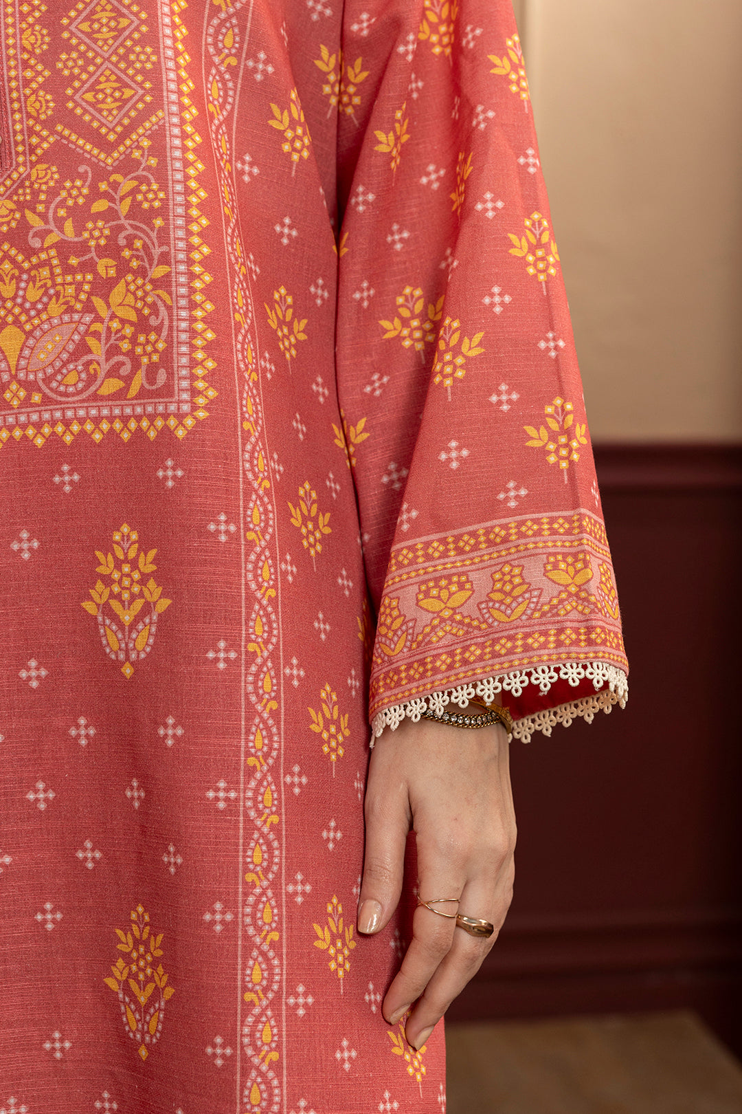 Kurta Shawl Trouser - 2862