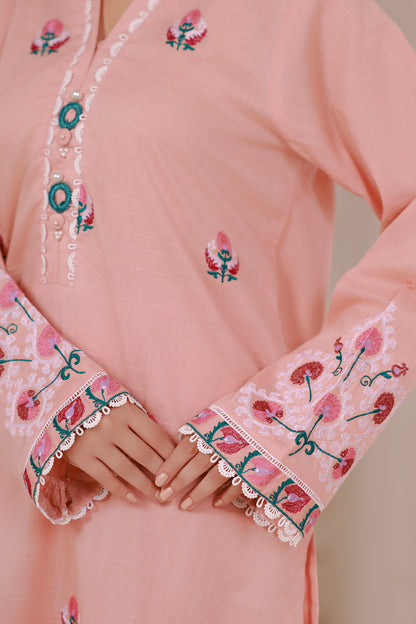 Embroidered Kurta Trouser - 3114