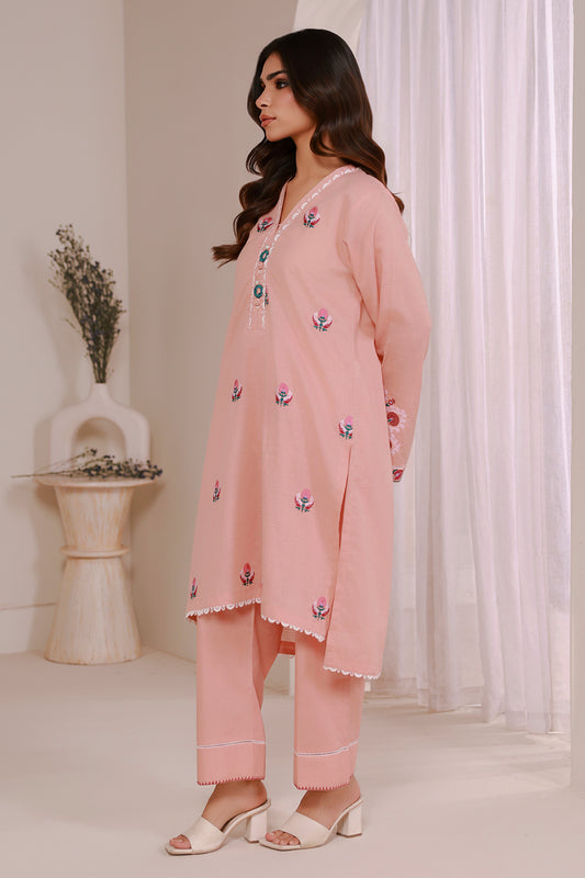 Embroidered Kurta Trouser - 3114