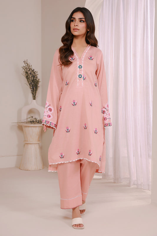 Embroidered Kurta Trouser - 3114