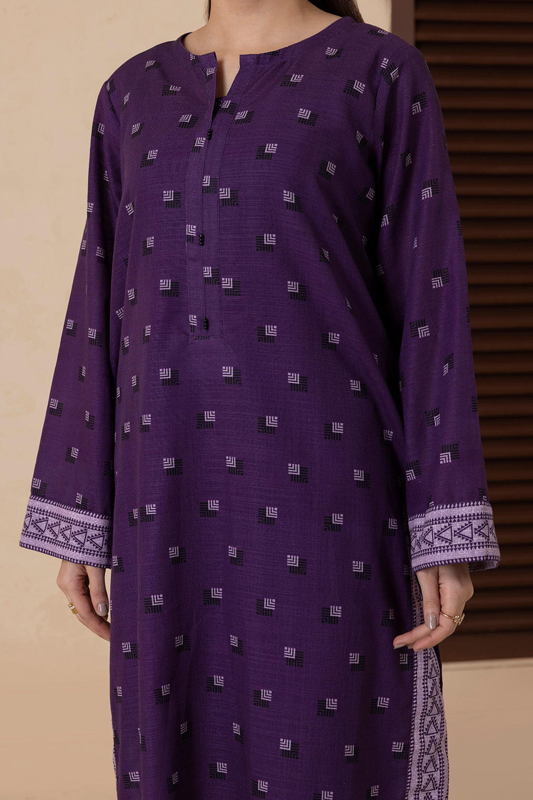 Kurta Shawl Trouser - 2870