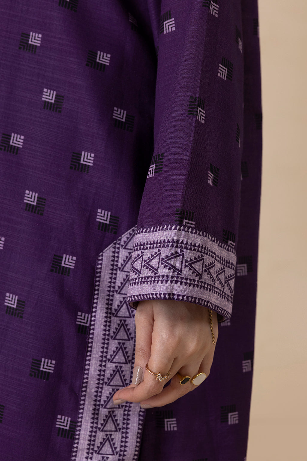 Kurta Shawl Trouser - 2870