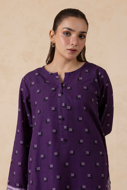 Kurta Shawl Trouser - 2870