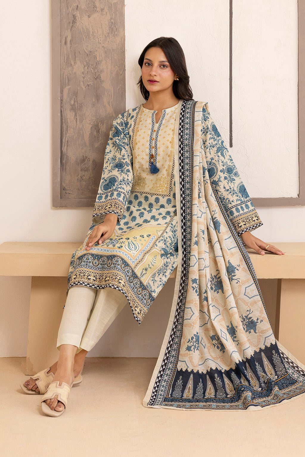 Kurta Dupatta Trouser - 2871