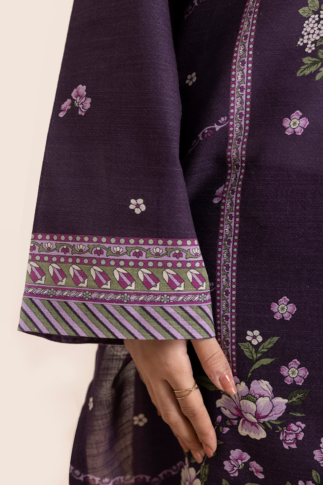 Kurta Shawl Trouser - 2872