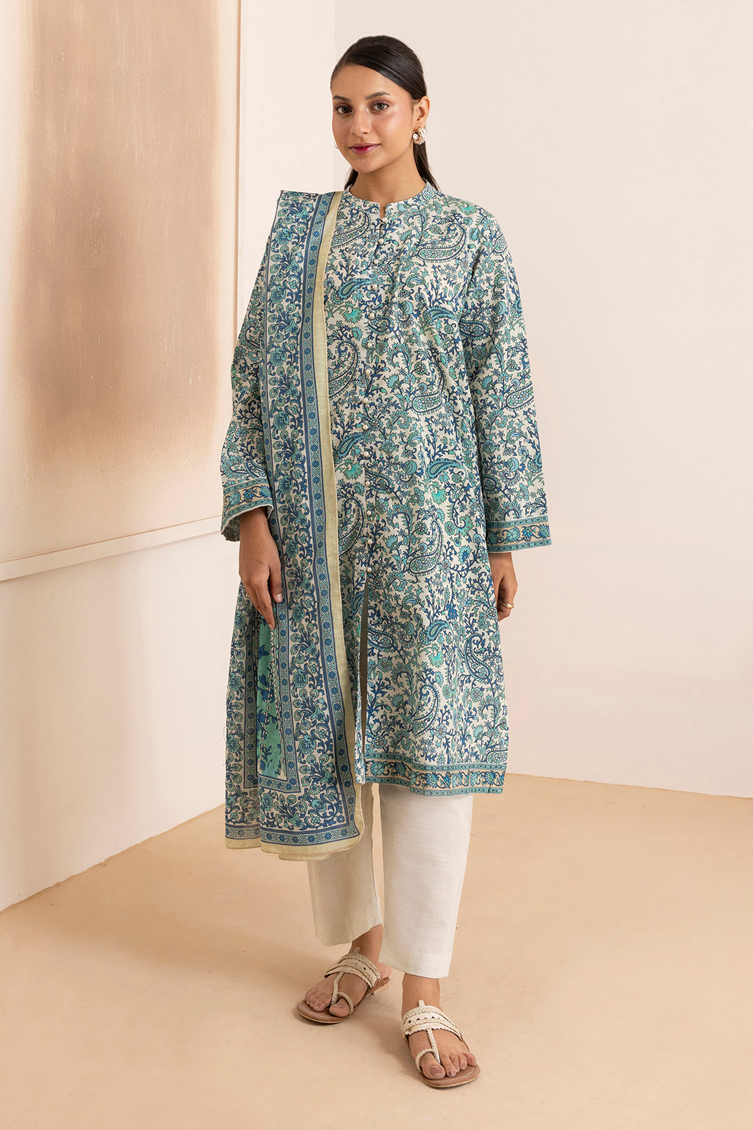 Kurta Dupatta Trouser - 2873