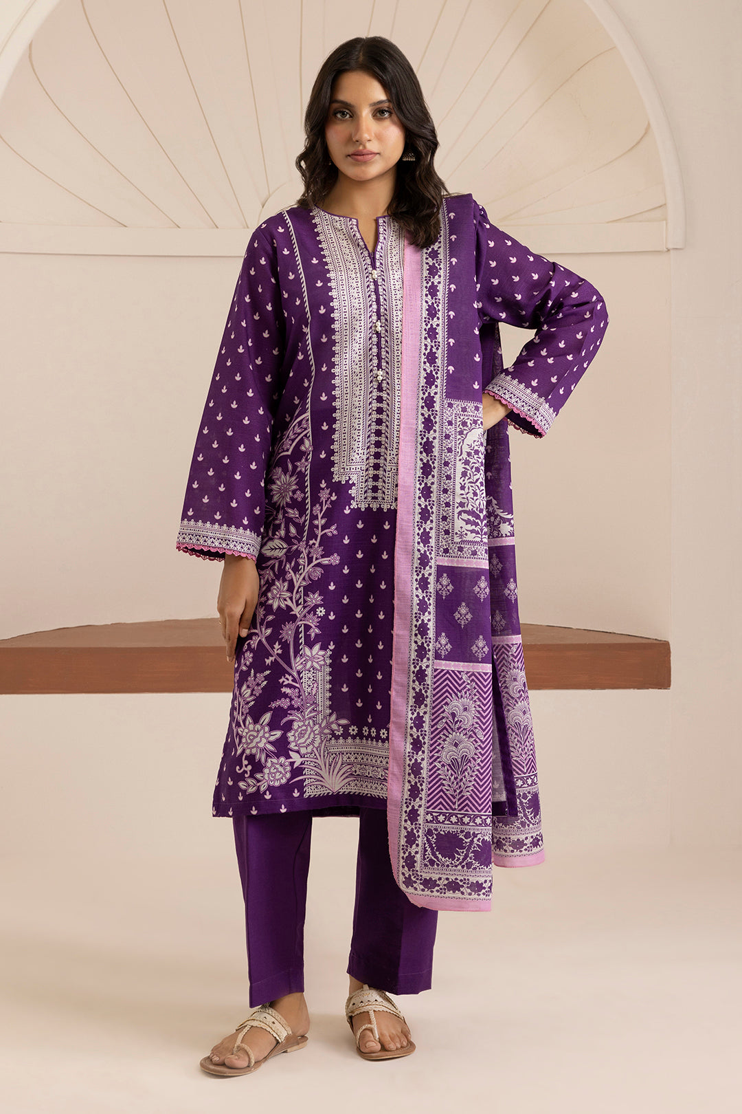 Kurta Dupatta Trouser - 2879