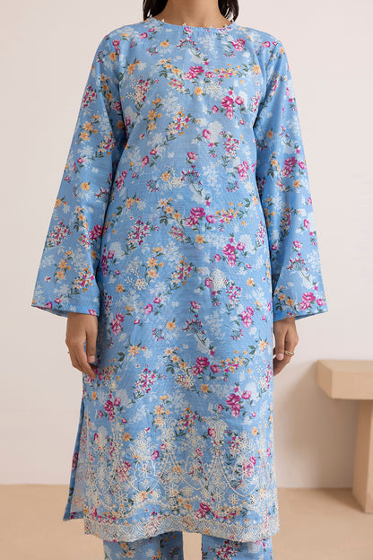 Embroidered Kurta Dupatta Trouser - 2882