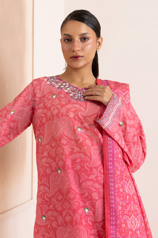 Embroidered Kurta Dupatta Trouser - 2885