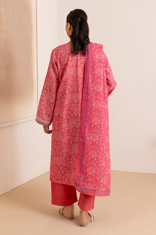 Embroidered Kurta Dupatta Trouser - 2885