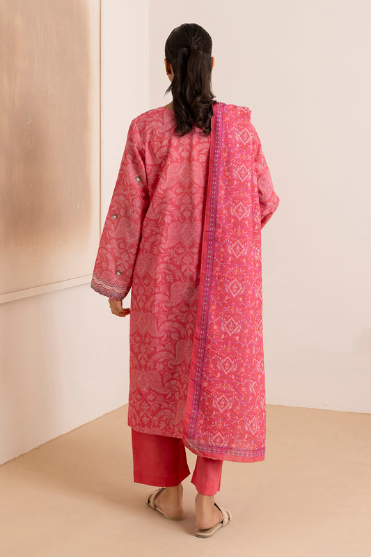 Embroidered Kurta Dupatta Trouser - 2885