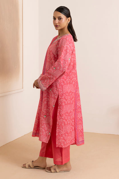 Embroidered Kurta Dupatta Trouser - 2885