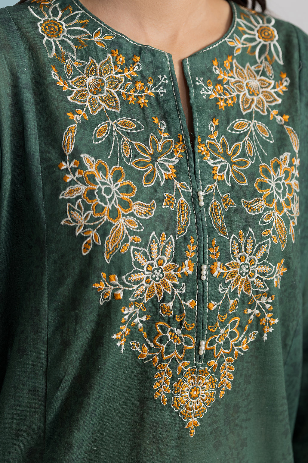 Embroidered Kurta Dupatta Trouser - 2887