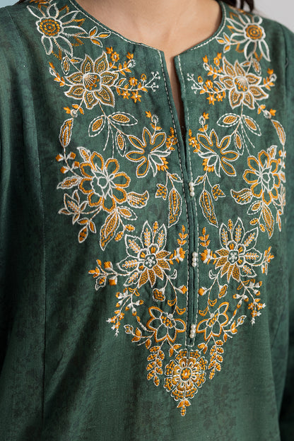 Embroidered Kurta Dupatta Trouser - 2887