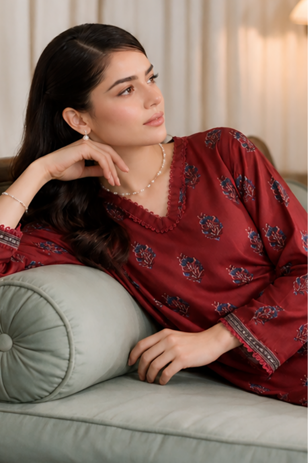 Kurta Dupatta Trouser - 1177