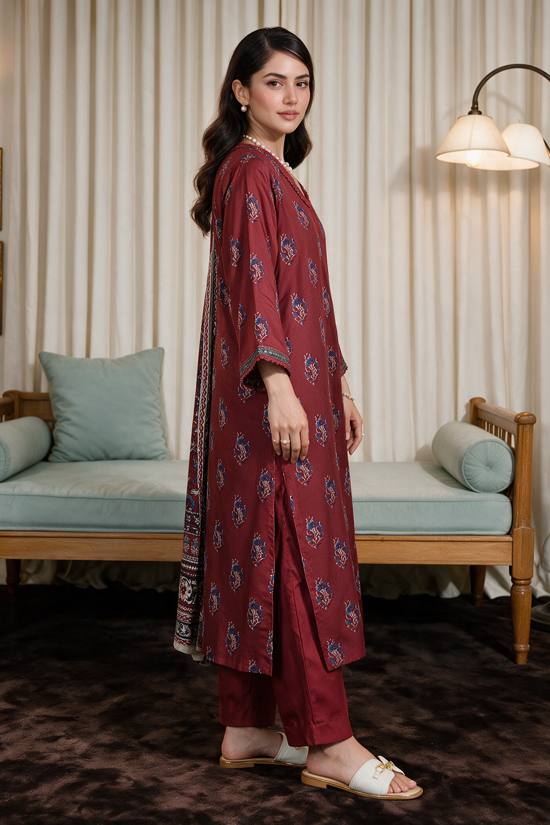 Kurta Dupatta Trouser - 1177