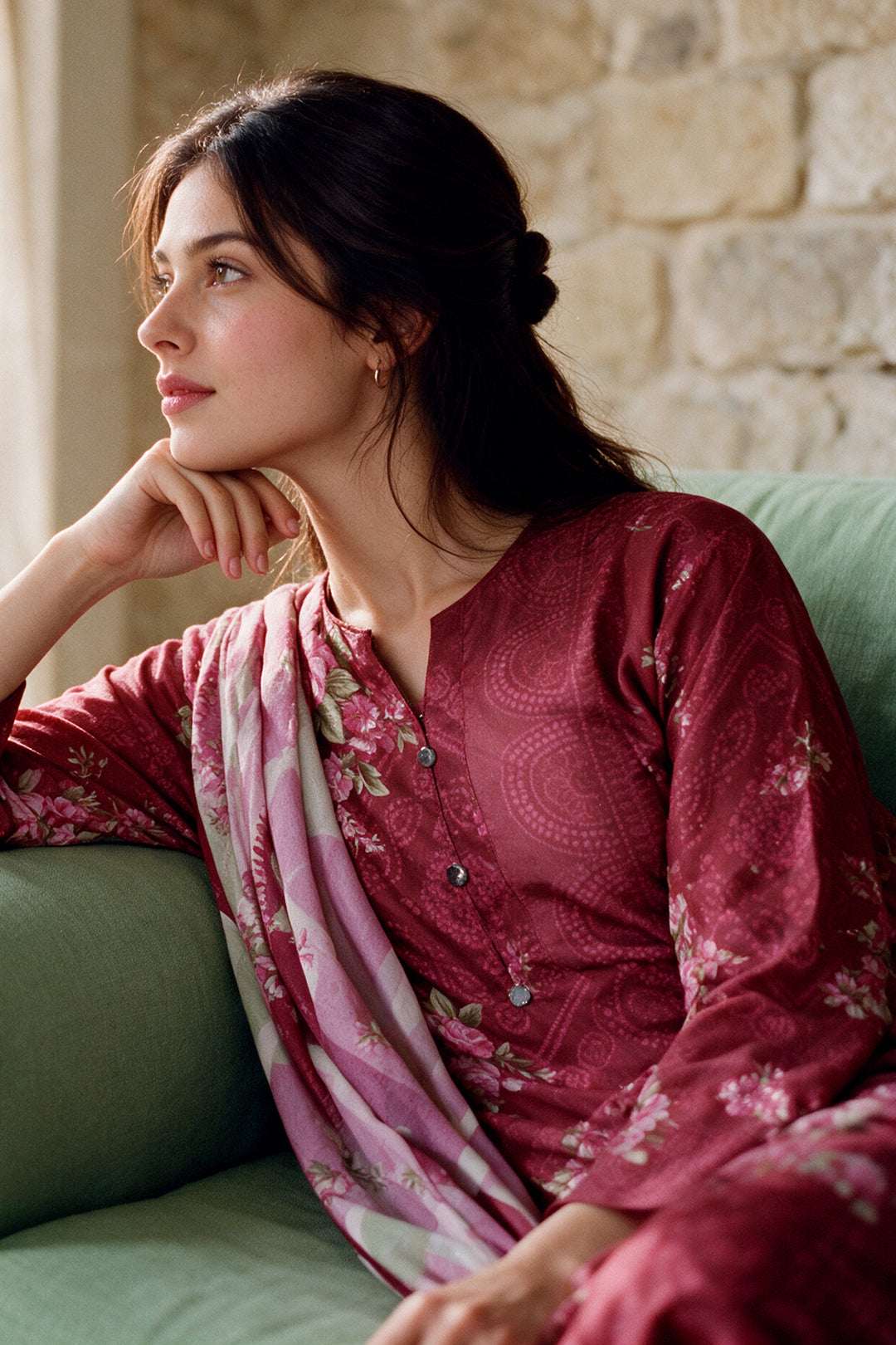 Kurta Dupatta Trouser - 1186