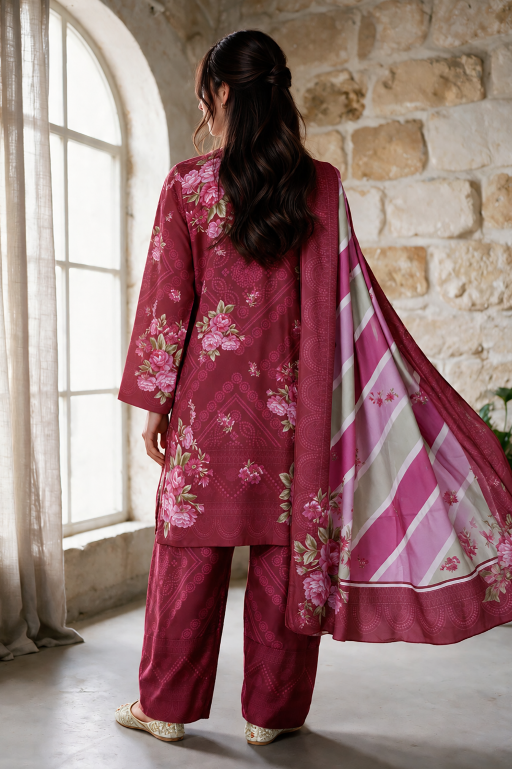 Kurta Dupatta Trouser - 1186