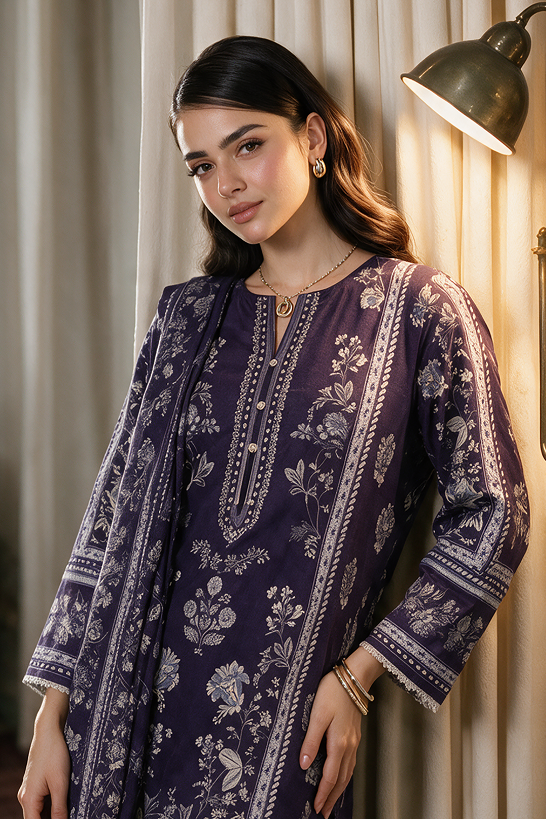 Kurta Dupatta Trouser - 1284