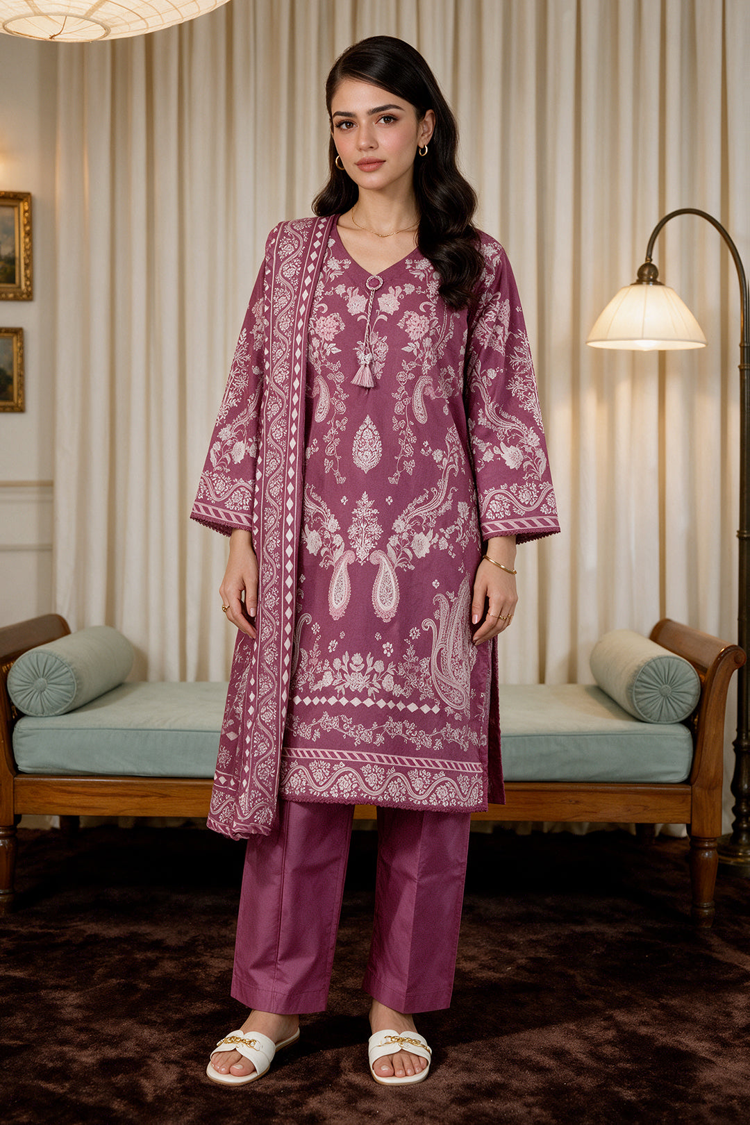 Kurta Dupatta Trouser - 1286