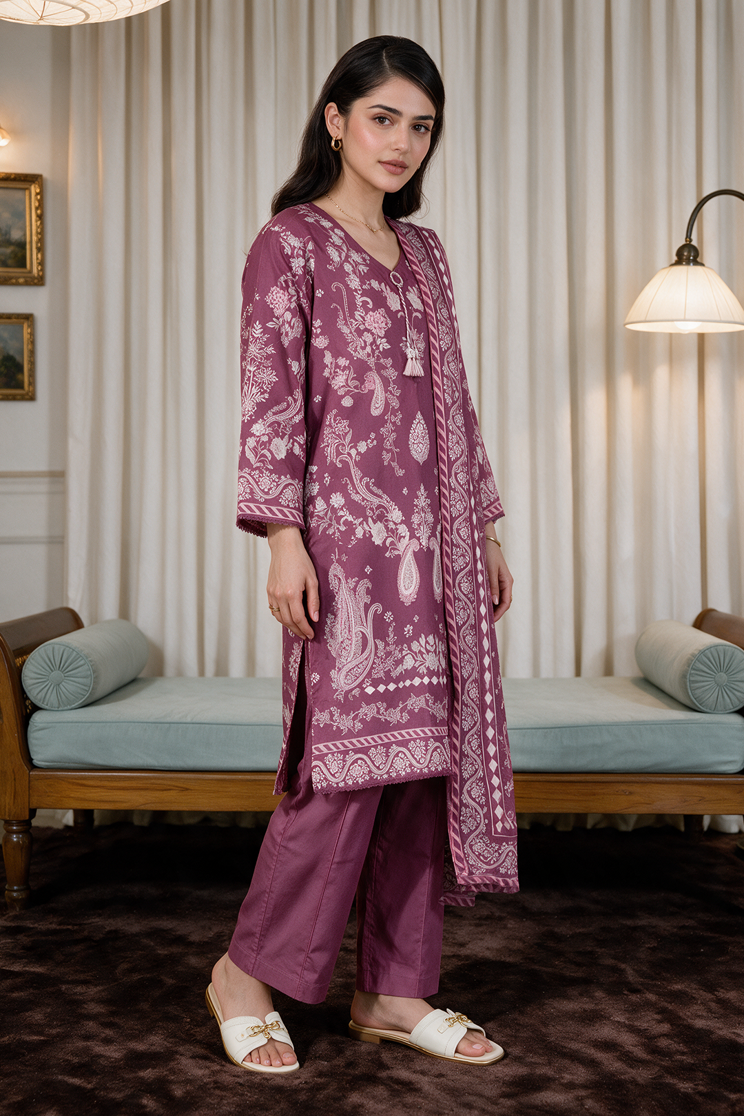 Kurta Dupatta Trouser - 1286