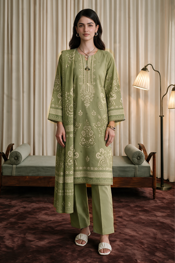 Kurta Dupatta Trouser - 1288