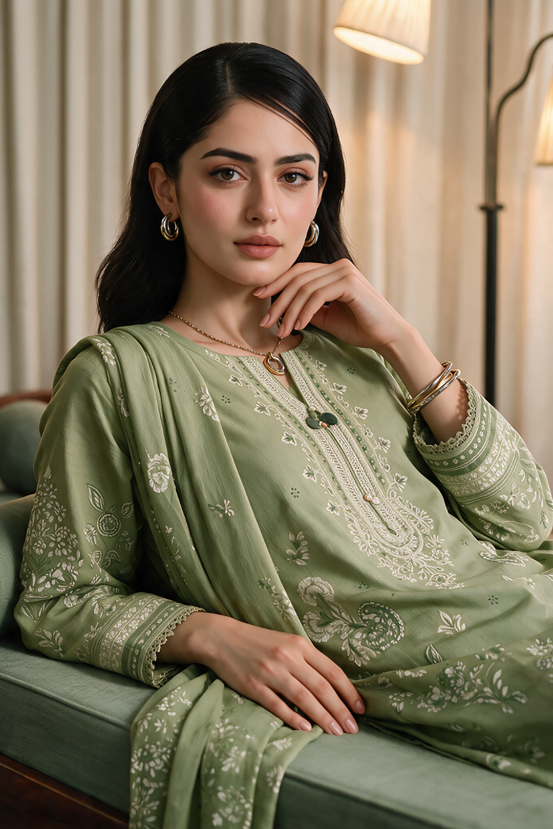 Kurta Dupatta Trouser - 1288