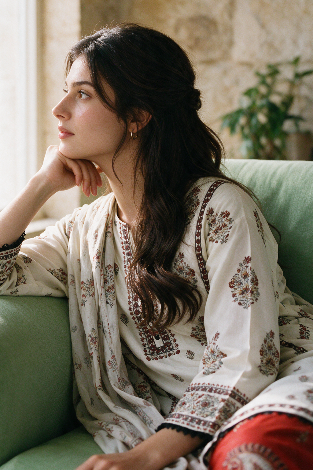 Kurta Dupatta Trouser - 1370