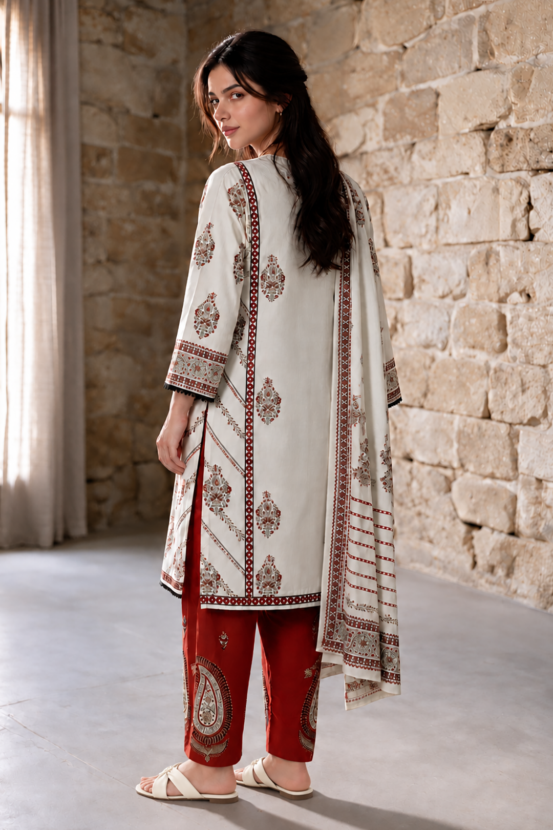 Kurta Dupatta Trouser - 1370