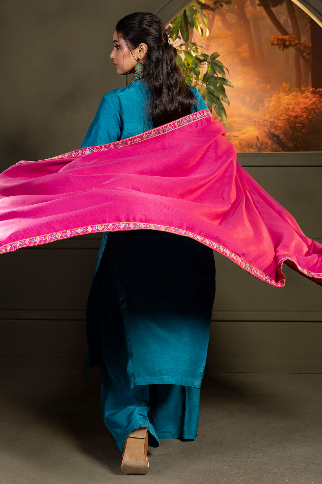 Embroidered Shawl - 0011