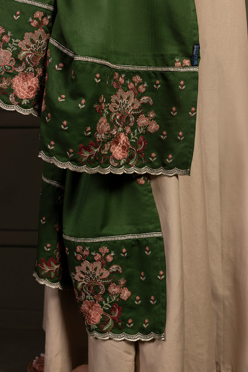 Embroidered Shawl - 0012