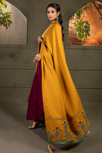 Embroidered Shawl - 0015