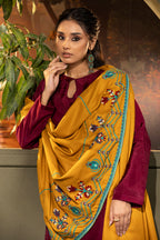 Embroidered Shawl - 0015
