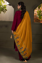 Embroidered Shawl - 0015