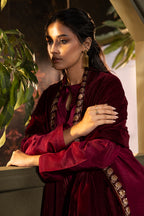 Zari Embroidered Shawl - 0028