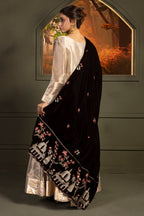 Zari Embroidered Shawl - 0029