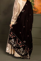 Zari Embroidered Shawl - 0029