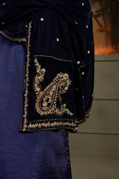 Zari Embroidered Shawl - 0030