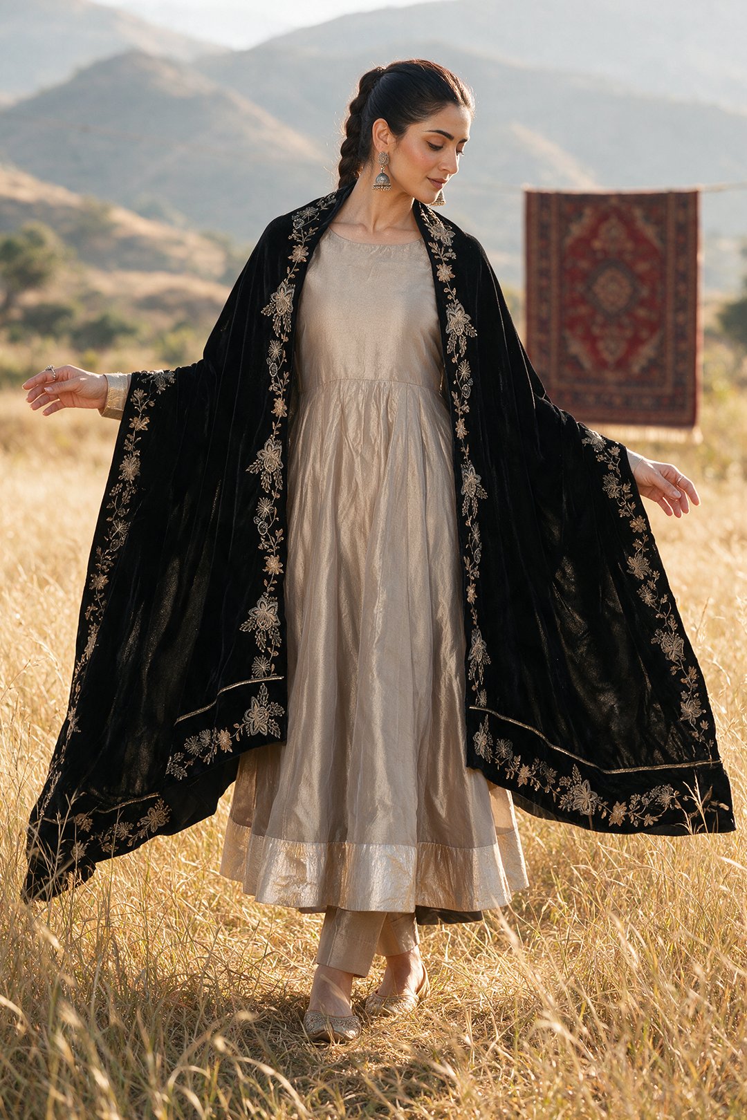 Sequin Shawl - 0004