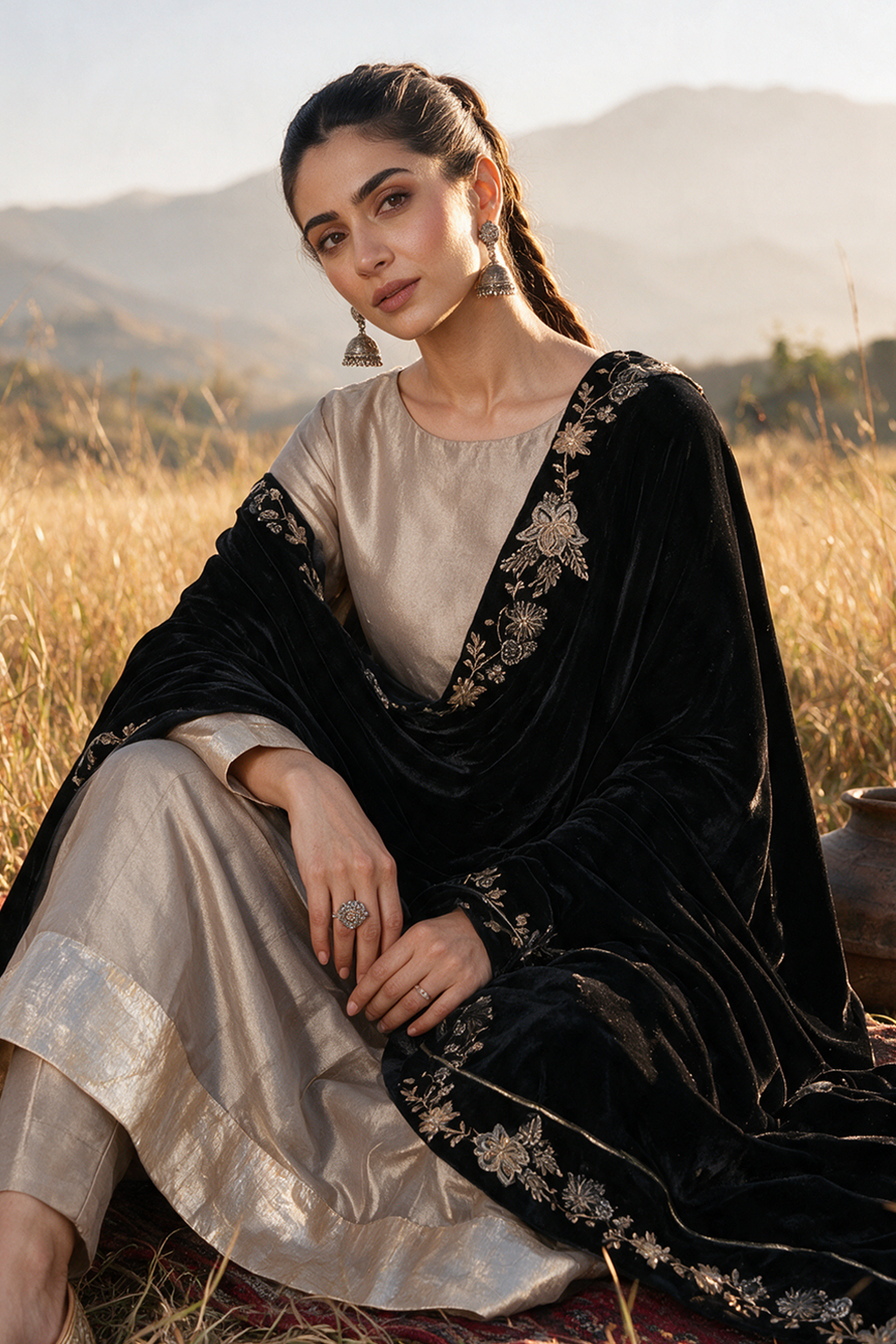 Sequin Shawl - 0004