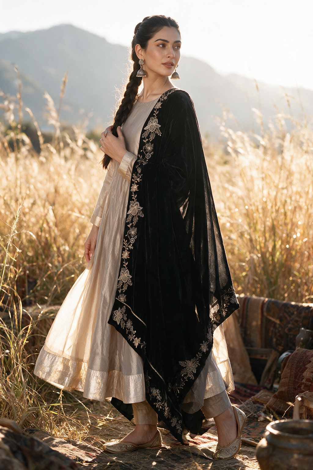 Sequin Shawl - 0004