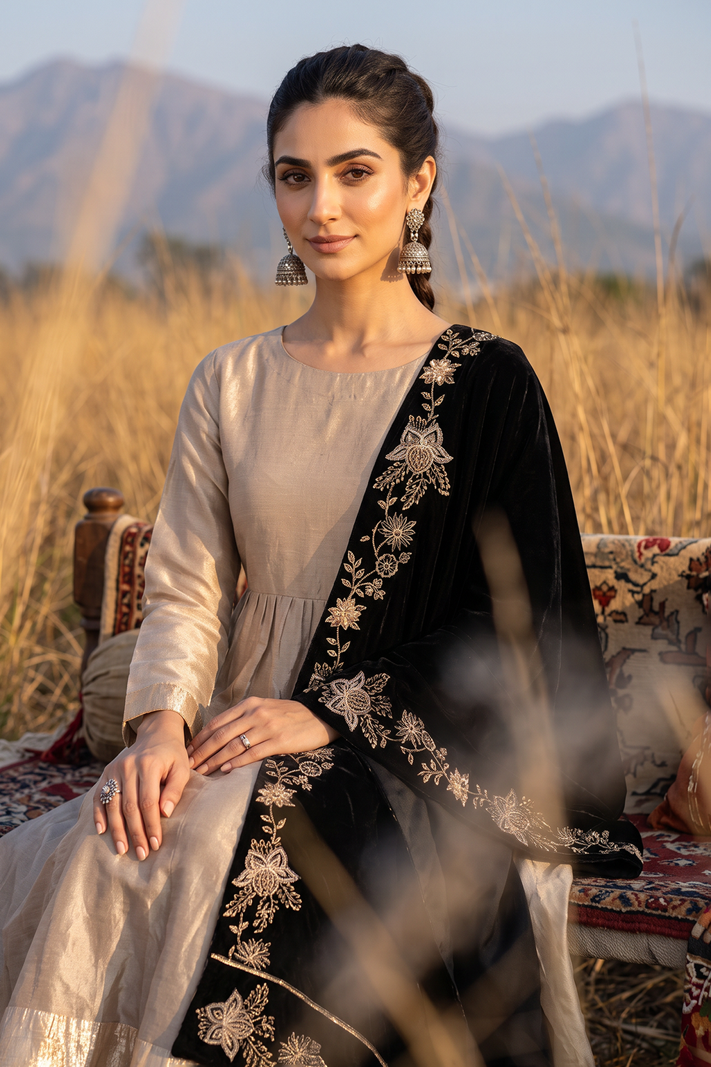 Sequin Shawl - 0004