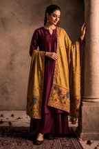 Resham Embroidered Shawl - 0009
