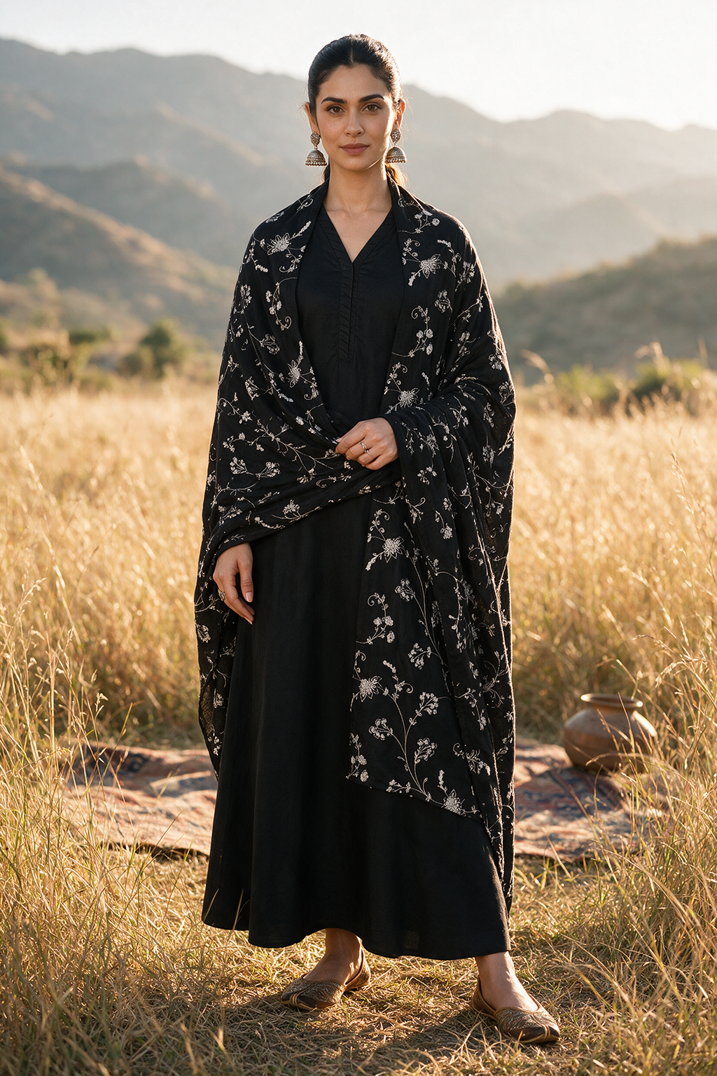 Sequin Shawl - 0011