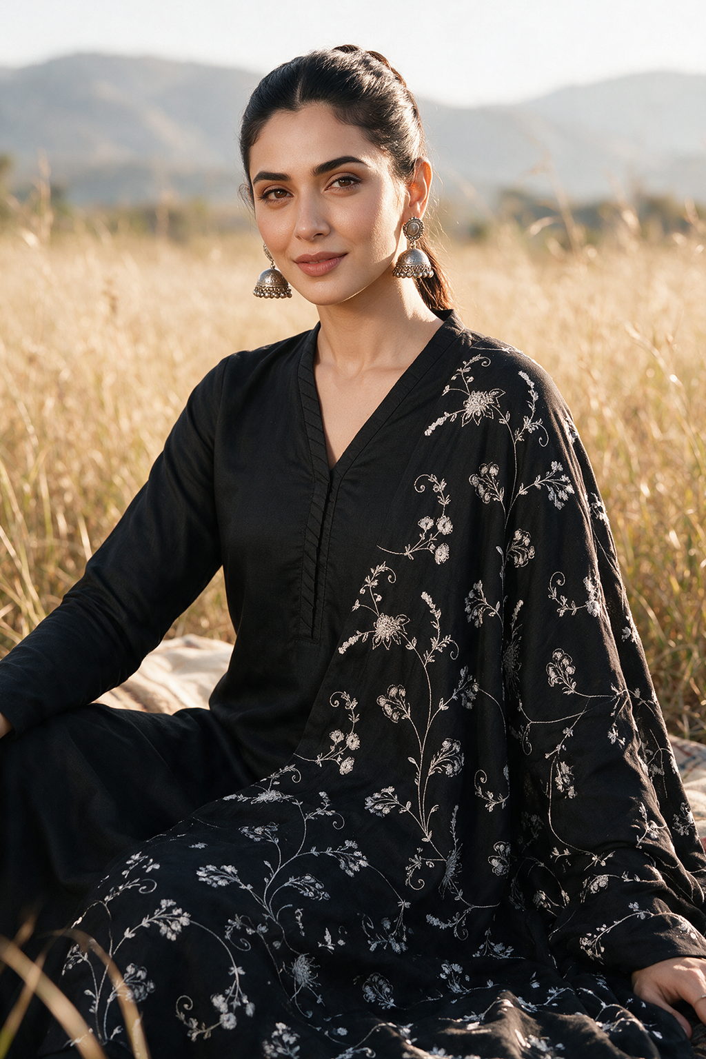 Sequin Shawl - 0011