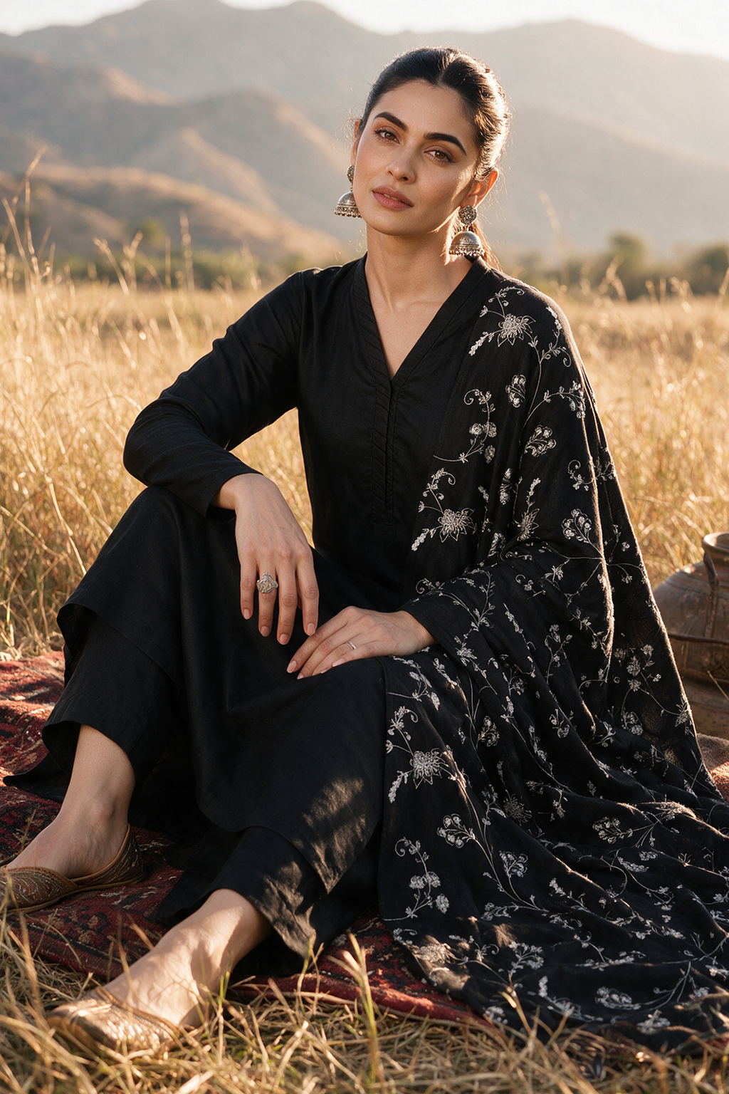 Sequin Shawl - 0011